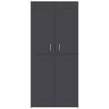 Elegant Grey Shoe Cabinet - 80x39x178 cm | Hipomarket