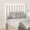 Bed Headboard White 106x6x101 cm Solid Wood Pine Colour white Size 106 x 101 cm Quantity in Package 1 