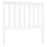 Stylish White Bed Headboard | Solid Pine 106x6x101 cm