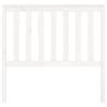 Stylish White Bed Headboard | Solid Pine 106x6x101 cm