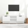 TV Cabinet White 102x35x36.5 cm Engineered Wood Colour white Quantity in Package 1 