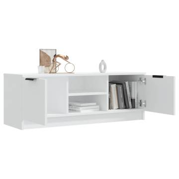 Stylish White TV Cabinet 102x35x36.5 cm - HipoMarket