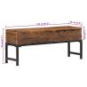 Stylish 110 cm Solid Wood Reclaimed Bench for Your Home