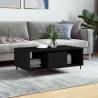 Coffee Table Black 90x50x36.5 cm Engineered Wood Colour black Quantity in Package 1 