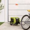 Pet Bike Trailer Green and Black Oxford Fabric and Iron Colour green Size 53 x 124 x 53 cm 