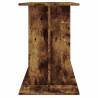 Stylish Aquarium Stand Smoked Oak - 120x40x60 cm