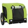 Comfortable Pet Bike Trailer - Green & Black Durable Design