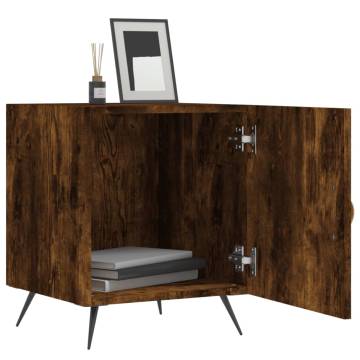 Stylish Smoked Oak Bedside Cabinets - Set of 2 | HipoMarket