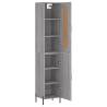 Highboard Grey Sonoma - Stylish Engineered Wood Storage Unit