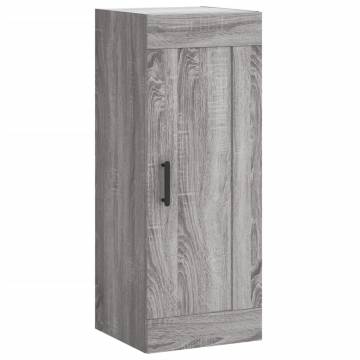 Highboard Grey Sonoma - Stylish Engineered Wood Storage Unit