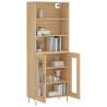 Stylish Highboard Sonoma Oak - 69.5x34x180 cm | HipoMarket