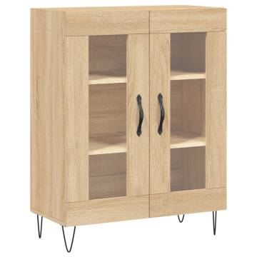 Stylish Highboard Sonoma Oak - 69.5x34x180 cm | HipoMarket