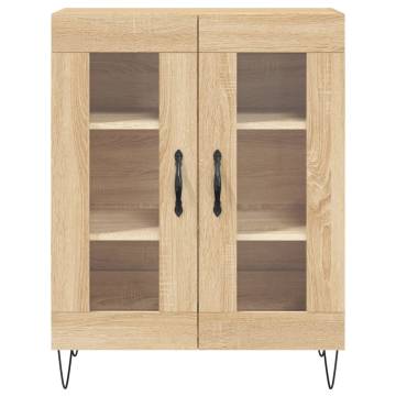 Stylish Highboard Sonoma Oak - 69.5x34x180 cm | HipoMarket