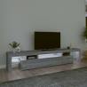 TV Cabinet with LED Lights Grey Sonoma - Modern & Stylish