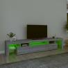 TV Cabinet with LED Lights Grey Sonoma - Modern & Stylish