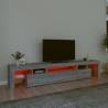 TV Cabinet with LED Lights Grey Sonoma - Modern & Stylish