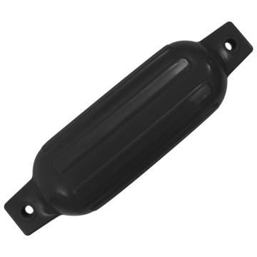 Boat Fender 4 pcs Black 41x11.5 cm PVC | HipoMarket UK