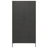 Stylish Anthracite Wardrobe - 90x50x180 cm Steel Storage Solution