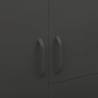 Stylish Anthracite Wardrobe - 90x50x180 cm Steel Storage Solution