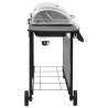 Gas BBQ Grill with 6 Burners - Black & Silver | HipoMarket UK