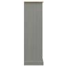 Bookcase VIGO Grey 90x35 cm | Solid Pine Wood Storage