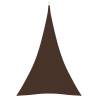 Sunshade Sail Oxford Fabric Triangular 4x5x5 m Brown Colour brown Size 4 x 5 x 5 m Quantity in Package 1 