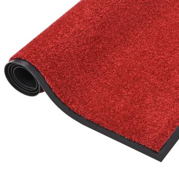 Red Doormat 80x120 cm | Stylish & Non-Slip Welcome Mat