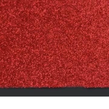 Red Doormat 80x120 cm | Stylish & Non-Slip Welcome Mat