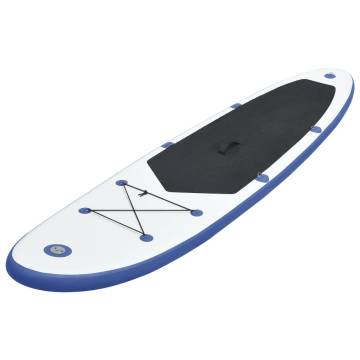 Inflatable Stand Up Paddleboard Set - Blue & White