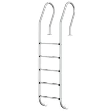 Durable Pool Ladder 54x38x211 cm - 304 Stainless Steel