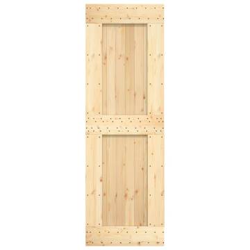 NARVIK Solid Wood Pine Door - 70x210 cm | HipoMarket