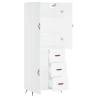 Highboard White 69.5x34x180 cm - Stylish Storage Solution