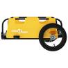 Bike Trailer - Yellow Oxford Fabric & Iron, Durable & Versatile