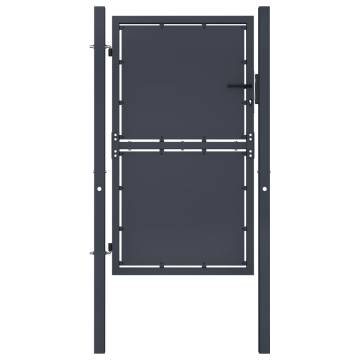 Durable Garden Gate Steel 100x125 cm in Anthracite - HipoMarket