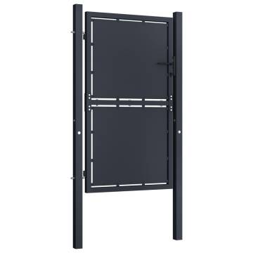 Durable Garden Gate Steel 100x125 cm in Anthracite - HipoMarket