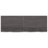 Dark Brown Solid Wood Bathroom Countertop | Hipomarket UK