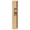 Stylish Bathroom Cabinet Sonoma Oak - 32x25.5x190 cm