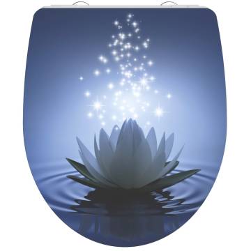 SCHÜTTE High Gloss Toilet Seat with Soft-Close - Water Lily