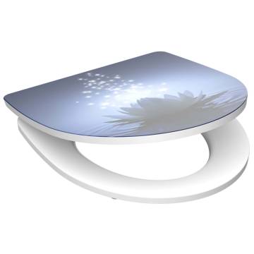 SCHÜTTE High Gloss Toilet Seat with Soft-Close - Water Lily