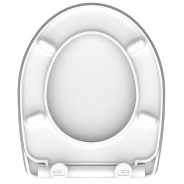 SCHÜTTE High Gloss Toilet Seat with Soft-Close - Water Lily