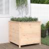 Garden Planter 82.5x82.5x78 cm Solid Wood Pine Colour natural pine Size 82.5 x 82.5 x 78 cm Quantity in Package 1 