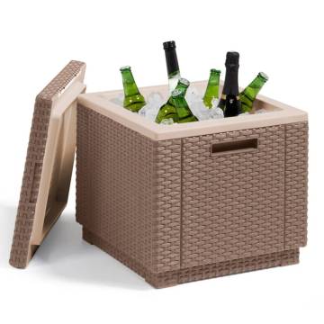 Keter Cooler Box Ice Cube Cappuccino - Stylish & Durable