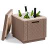 Keter Cooler Box Ice Cube Cappuccino - Stylish & Durable