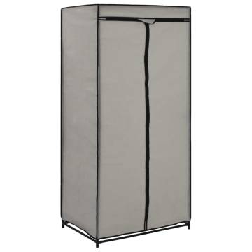 Stylish Grey Wardrobes 2 pcs - 75x50x160 cm | HipoMarket