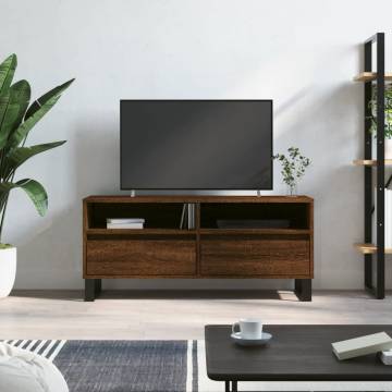 Brown Oak TV Cabinet - Stylish Storage Solution | HipoMarket