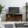 TV Cabinet Brown Oak 100x34.5x44.5 cm Engineered Wood Colour brown oak Quantity in Package 1 