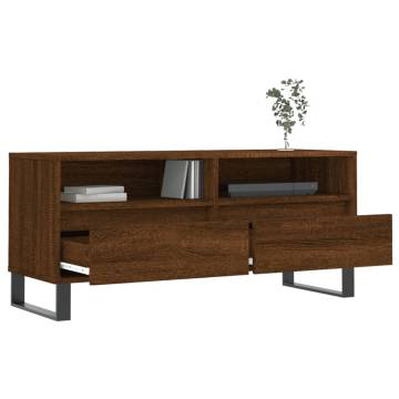 Brown Oak TV Cabinet - Stylish Storage Solution | HipoMarket