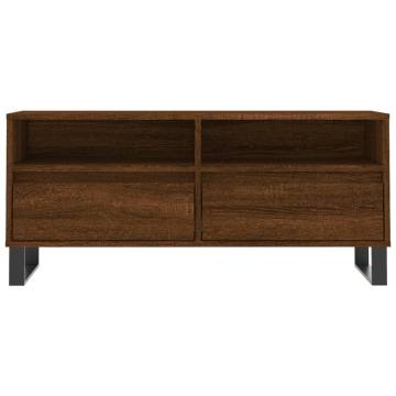 Brown Oak TV Cabinet - Stylish Storage Solution | HipoMarket