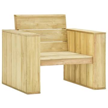 Garden Chairs 2 pcs - Impregnated Pinewood | Hipomarket UK