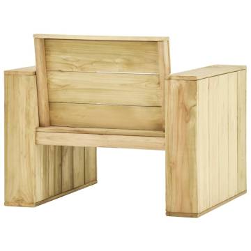 Garden Chairs 2 pcs - Impregnated Pinewood | Hipomarket UK